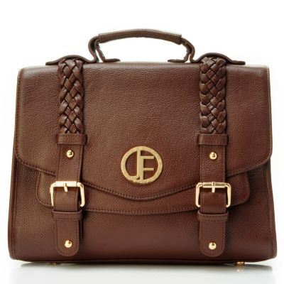 704-482 - Jack French London Pebbled Leather ''Holland'' Cross Body Messenger Bag