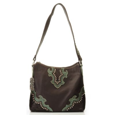TURQUOISE/CHOCOLATE