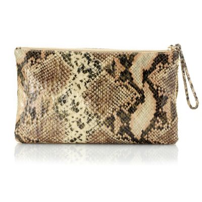 Love Carson by Carson Kressley Reversible Snakeskin to Sequin Clutch