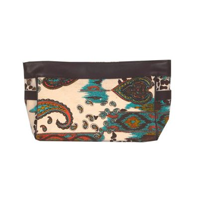 MURVAL SAFARI PAISLEY CNVS COSMTC BAG