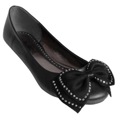 708-351 - Journee Collection Women's Bow Accent  Ballet Flats