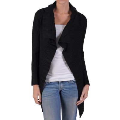 708-567 - Ci Sono by Adi Juniors Cable Knit Open Front Cardigan Sweater