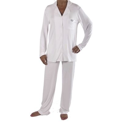 709-349 - KIS&REG; Fashions Women's Button Down Long Sleeve Pajama Set 