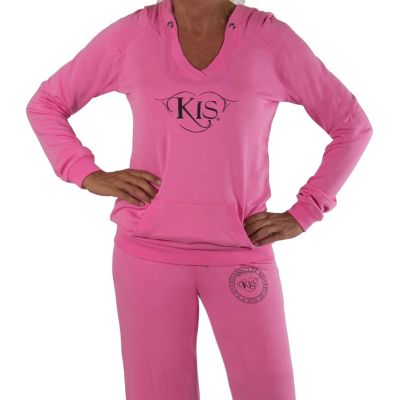 709-352 - KIS&REG; Fashions Luxury V-Neck Loose Fit Hoodie