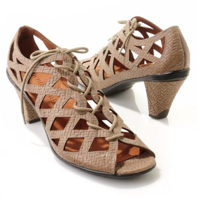 709-407 - Gentle Souls by Kenneth Cole ''Okey Dokey'' Cut-Out Lace-Up Sandals