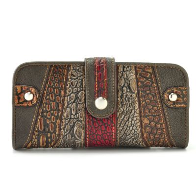 Madi Claire "Isabel" Multi Leather Stripe Wallet
