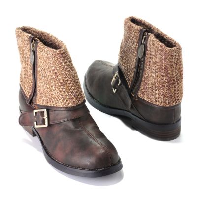 Dr. Scholl's Bobbin Cuffed Ankle Boots