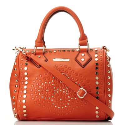 Nicole Lee Studded Barrel Bag