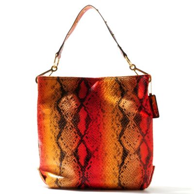 709-923 - Carlos by Carlos Santana ''Macuba'' Snake Embossed Bucket Tour Handbag