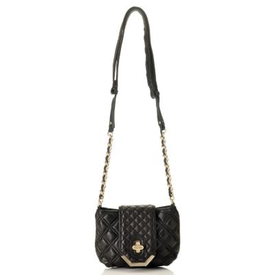 Brooks Brothers Quilted Lambskin Small Cross Body Handbag