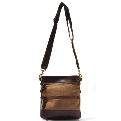 710-002 - Brooks Brothers&reg; Canvas Cross Body Bag