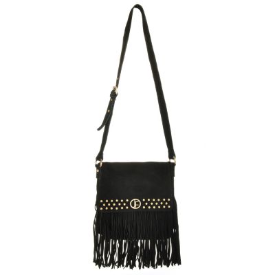 JACK FRENCH LONDON CARNABY MINI SMALL SUEDE LEATHER FRINGE CROSSBODY