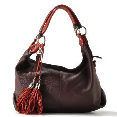 Buxton Lucca Collection Tassel Shoulder Bag