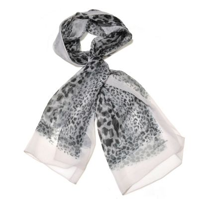 Brooks Brothers Leopard Obling Scarf