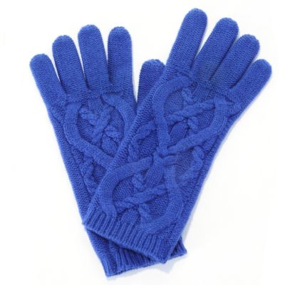Brooks Brothers Cashmere & Wool Cable Knit Glove