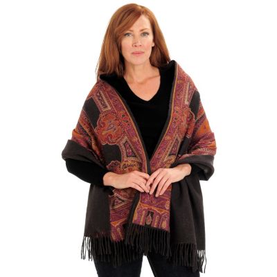 710-072 - Brooks Brothers&reg; Wool Paisley Wrap