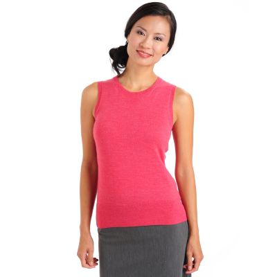 710-076 - Brooks Brothers&reg; Scoop Necked Merino Wool Shell