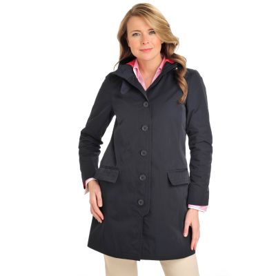 710-096 - Brooks Brothers&reg; Water Repellent Button Down Hooded Coat