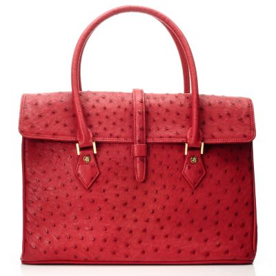 Brooks Brothers Ostrich Satchel