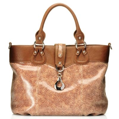 Madi Claire Wendi Printed Leather Tote