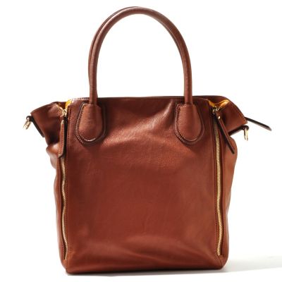 Sondra Roberts Zipper Detail Shopper