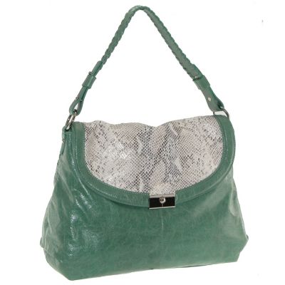 710-338 - Buxton&reg; Jasmine Collection Leather Shoulder Handbag