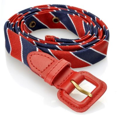 710-519 - Brooks Brothers&reg; Silk Tie Striped Belt