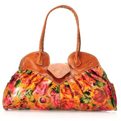 Patricia Nash Vegatable Tan Leather "LIONE" Satchel