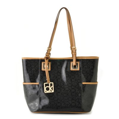 710-698 - Calvin Klein Handbags Logo Embossed East/West Tote