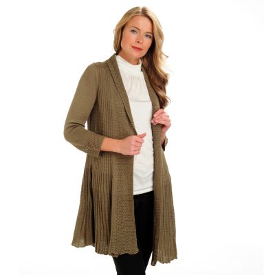 Kate & Mallory Multi-Stitch Long Cardiagn
