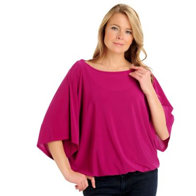 Kate & Mallory Dolman Sleeve Creepe Top