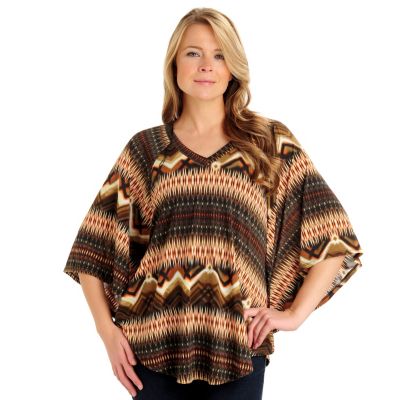 Kate & Mallory Print V-Neck Tunic