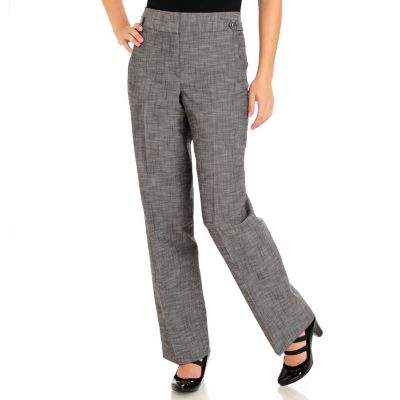 Larry Levine Side Tab Waist Dress Pant