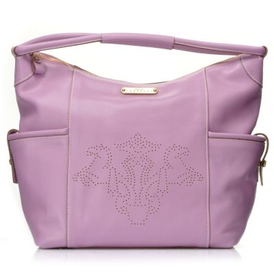 710-967 - PRIX DE DRESSAGE Leather "Honour" Zip Top Hobo Handbag