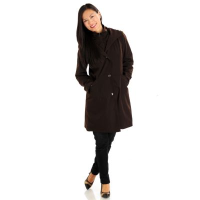 London Fog Chain Pocket Detail Coat