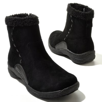 711-291 - Propet Suede Leather ''Roberta'' Short Boots