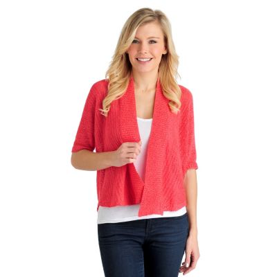 WDNY Solid Tape Yarn Cardigan