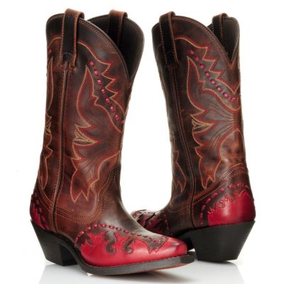 Laredo Two Tone Bucklace Western Boot