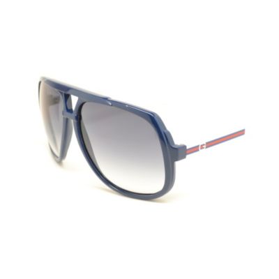 711-846 - Gucci 1622 HCM44 Blue White Unisex Designer Sunglasses 