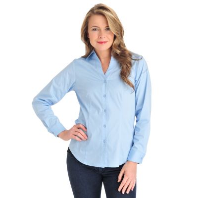 OSO Casuals Notch Neck Button Front Utility Tunic Shirt