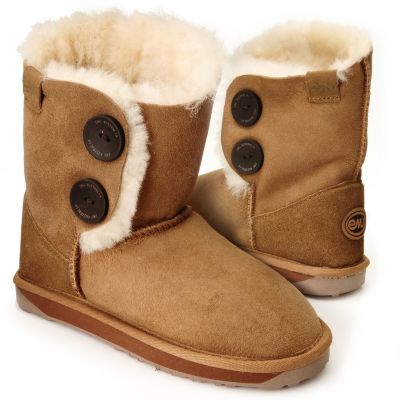 EMU Valery Side Button Short Boots