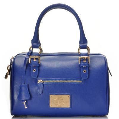 711-968 - Jack French London Leather ''The Brook'' Double Handle Dome Satchel