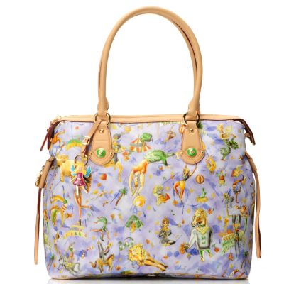 Piero Guidi Leather Magic Circus Cherie Collection Medium Tote