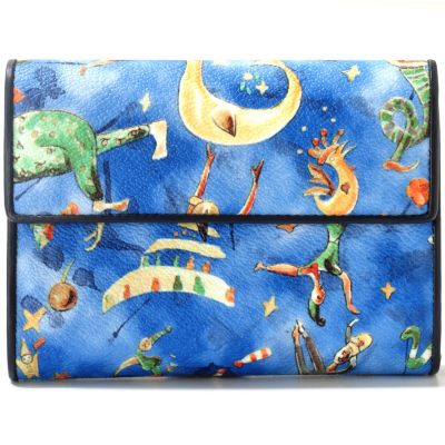 Piero Guidi Leather Magic Circus Cherie Collection Wallet