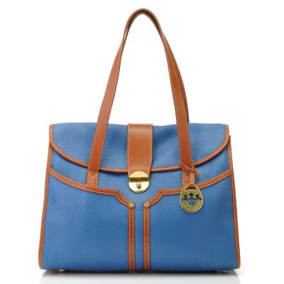712-134 - PRIX DE DRESSAGE Leather Double Handle Satchel