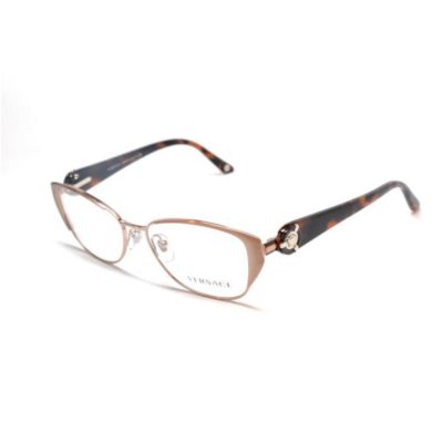 712-264 - Versace Unisex Rose Gold Designer Fashion Eyeglasses 