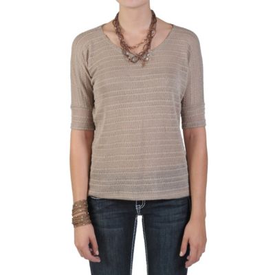 712-292 - Journee Collection Junior’s Scoop Neck Loose Fit Sweater