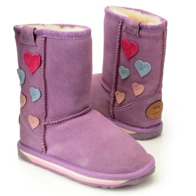 712-404 - EMU&reg; Kid's Suede Leather ''Karama'' Ankle Boots