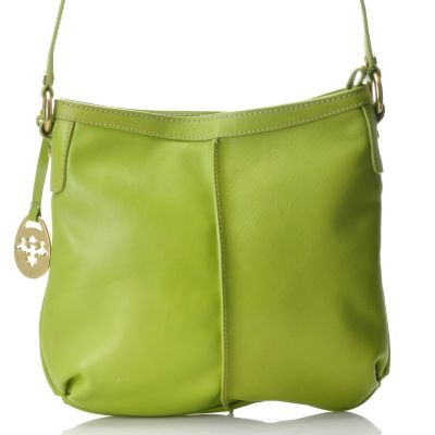 712-468 - PRIX DE DRESSAGE Leather Zip Top Cross Body Bag