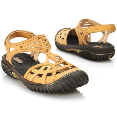 712-606 - Jambu Leather "Coconut" Cut-out Sandals